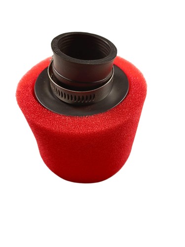 Zyutaosan Universal Red 42Mm Air Filter Pod 45 Angled / 150Cc-250Cc Motorcycle Scooter Atv Dirt Bike