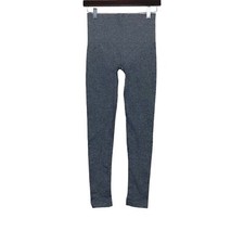 Spanx Gray Seamless Legging Pull On Stretchy Size Medium