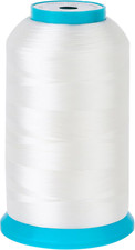 New Brothread White Huge Spool 5000M (5500Y) Bobbin Thread for Embroidery and Se