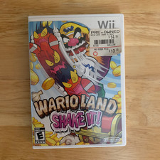 Wario Land: Shake It (Nintendo Wii, 2008) Complete in Box