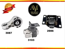 Engine Mounts & Transmission Mount 3PCS Set for Ford Focus 11-08 L4-2.0L