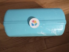 Caboodles Makeup Case Organizer Sea Foam Marble Light Blue Green 5626