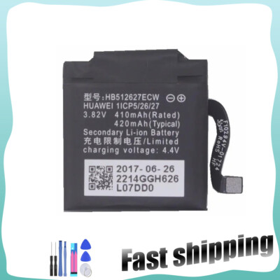 For Huawei Watch 2 Classic LE0-BX9 LEO-BX9 Replacement Battery HB512627ECW Tools