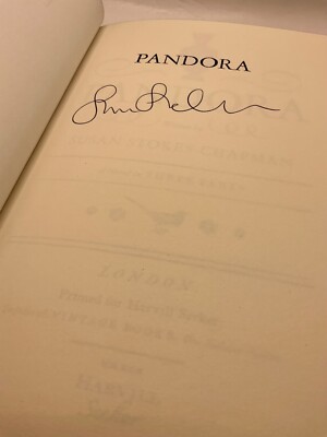 Pandora Susan Stokes Chapman SIGNED New 1st Ed Stenciled HB