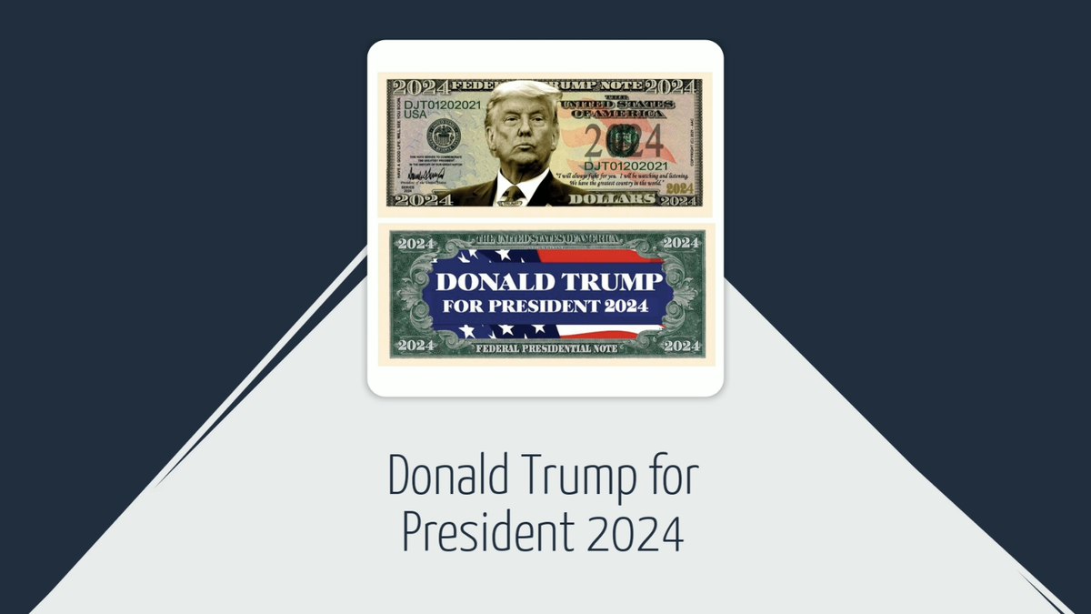 Bitcoin Trump Bills 5-Pack Donald Trump Bitcoin Dollar Bills - Collectible  Novelty Banknotes For Gifts & Decor Novelty Currency