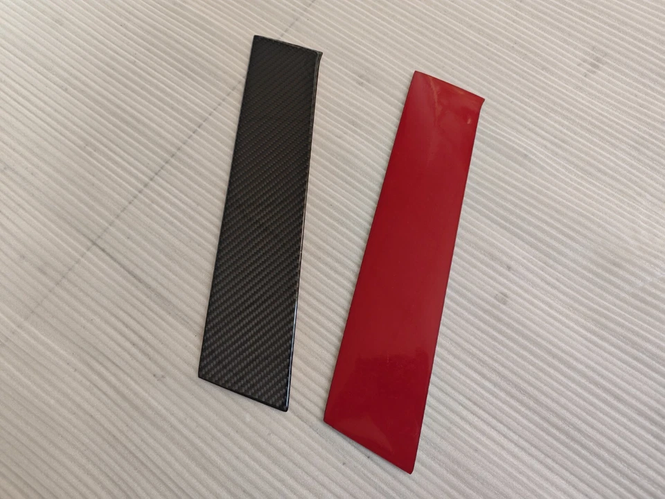 Cubiertas de pilar B de fibra de carbono para Mazda RX8 RX-8 2004-2008 2005 2006 2007 Foto 4 de 4