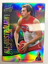 2015 SELECT AFL HONOURS S2 ALL AUSTRALIAN TEAM CARD AA3 NICK SMITH-SYDNEY
