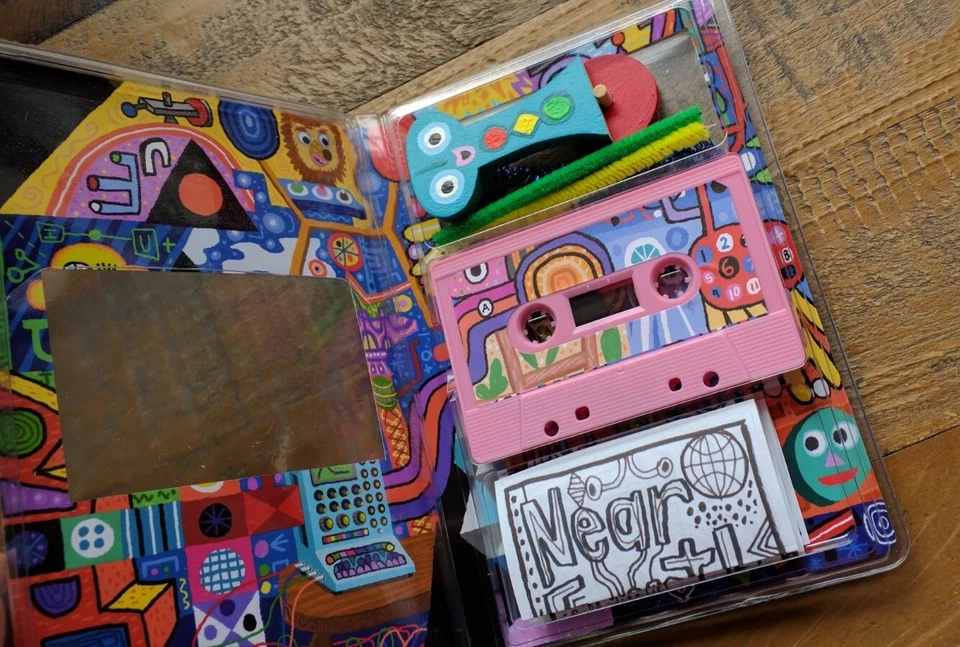 NEW ✹ Rodney Alan Greenblat NEAR EARTH ✹ Limited Cassette Tape & Figure (NOT CD) - Image 3 of 4