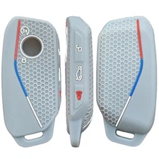 Fit BMW X5 I5 X7 IX 740 X1 X3 X6 X4 750 XM 4 Button Silicone Key Fob Cover Case