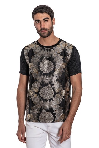 LUXUS 2900$ GERLIN T-Shirt ECHT GOLDFÄDEN 24 Karat 100% Seide - ZILLI - Bild 2 von 7