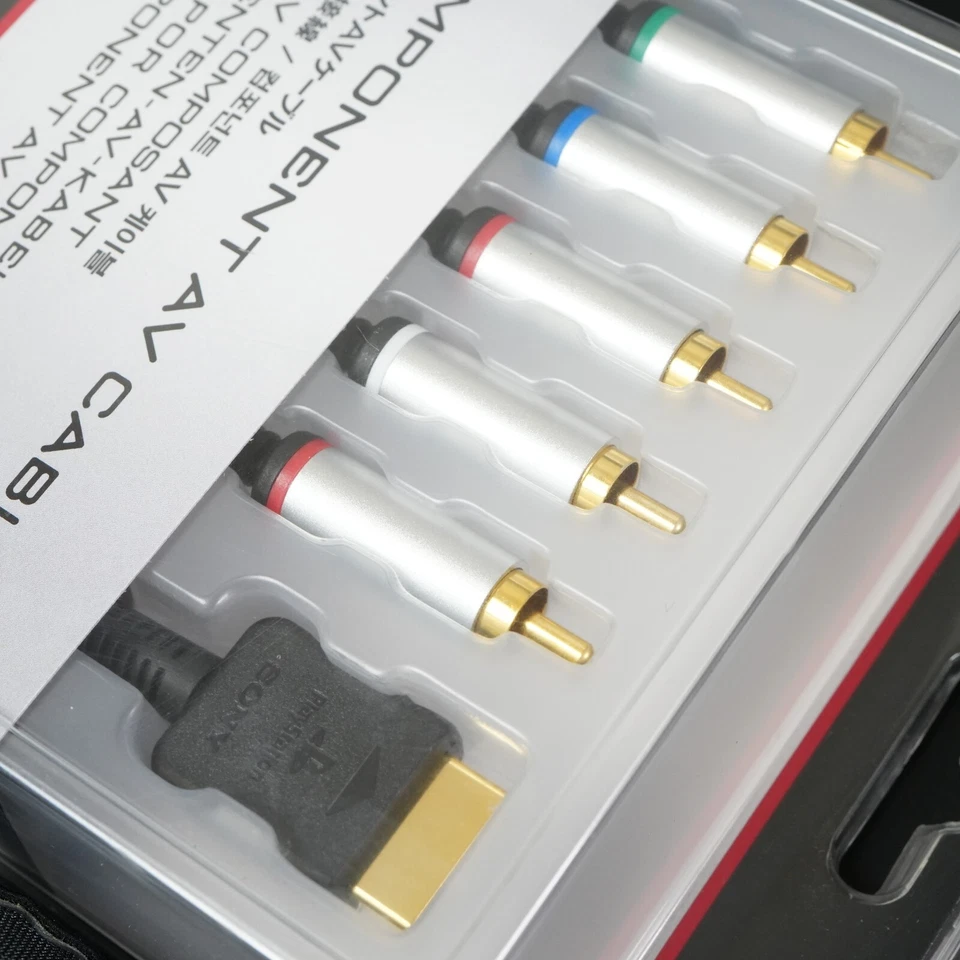 SONY OFFICIAL Playstation Component AV Cable SCPH-10490 PS2 PS3 NEW Sealed - Image 4 of 4