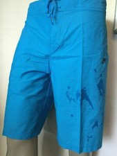 Men's Nike Long Cargo Shorts Loose Fit Light Weight Pockets Red White Blue