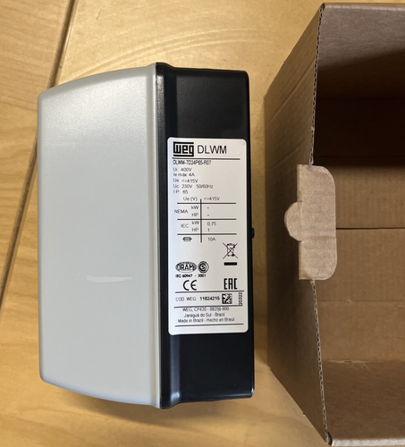 WEG DLWM DOL Anlasser & Überlast für 230V Einphasenmotor bis 0,37kW, IP65 NEU