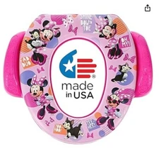 Disney Minnie Mouse Soft Potty Seat - white/multi, one size