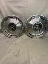 Vintage Chevrolet Hub Caps 14 Lot Of 2