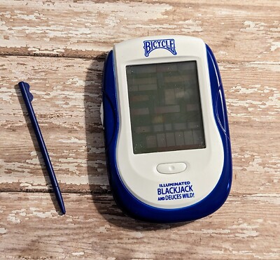 Bicycle Illuminated Blackjack Techno Source 2007 Handheld Electronic Game Tested