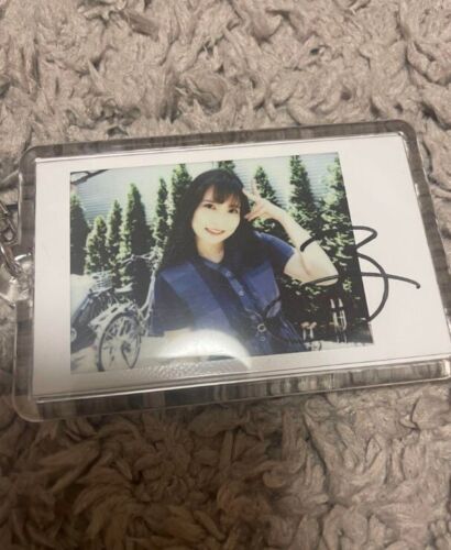 Aoi Kururugi keychain autographed polaroid Signed Cheki Japanese sexy Idol