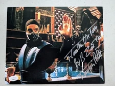 Francois PETIT Signed 8x10 PHOTO Mortal Combat Conquest Sub Zero Auto JSA COA
