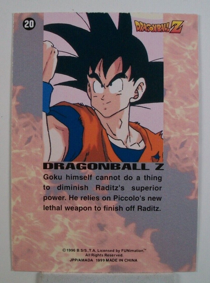 Dragon Ball Z ~ 1996 JJP/Amada ArtBox Seres 1 ~Pick Your Own