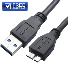 Micro USB 3.0 Cable External Hard Drive Cable A to Micro B 6ft