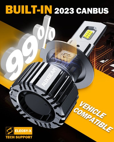 Faros LED AUXBEAM 90W F15 H7 súper brillantes para Mercedes-Benz C240 2001-2005 - Imagen 7 de 12