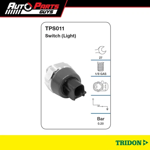 Tridon Oil Pressure Switch (Light) | TPS011