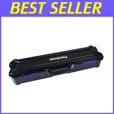 Compact Rod Bunk Box: Secure Storage for Fishing Gear - Lightweight and Black