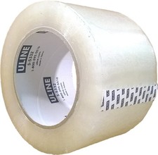 Uline Clear 2 Mil Industrial Tape, 4 3 inches by 110 yards 2 mils,