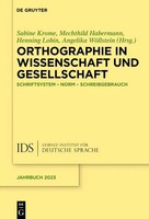 Orthographie In Wissenschaft Und Gesellschaft | Sabine Krome (U. A.) | Deutsch