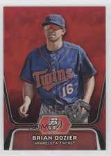 2012 Bowman Platinum Prospects Red Refractor /25 Brian Dozier #BPP62 0m8