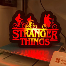 Stranger Things Inspired USB LED Light Box Fan Art Room Decor