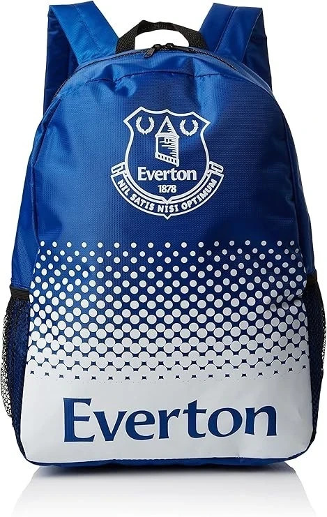 Everton FC Backpack Adjustable Straps Fade Adult School Office Official Licensed