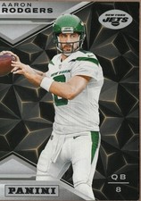 2023 Panini Black Aaron Rodgers Jumbo card New York Jets Packers Steelers Star