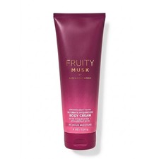 Bath  Body Works Fruity Musk Ultimate Hydration Body Cream 8oz Shea Hyaluronic