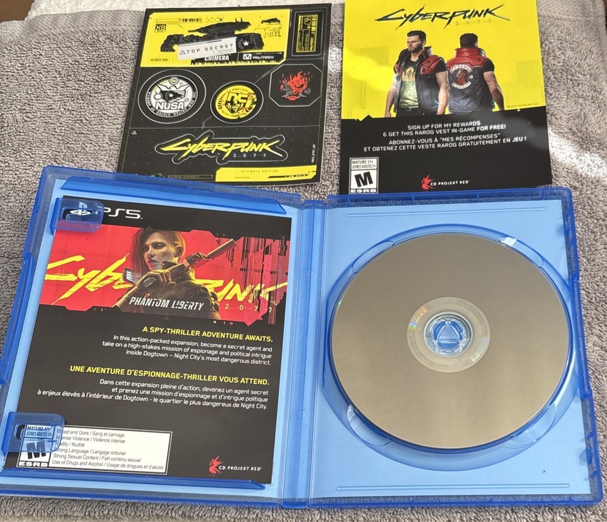 Cyberpunk 2077 Ultimate Edition - PlayStation 5- Complete w