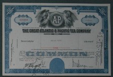 The Great Atlantic & Pacific Tea Company 1963 1 Share