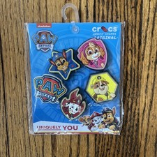 Crocs Jibbitz Paw Patrol- 5 Pack Shoe Charms - Authentic And NEW
