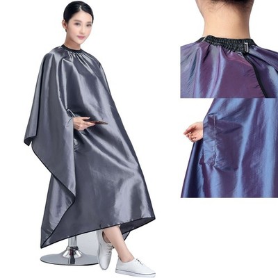 Salon Cape with Hand Holes Waterproof Hair Cutting Dye Cape for Clients