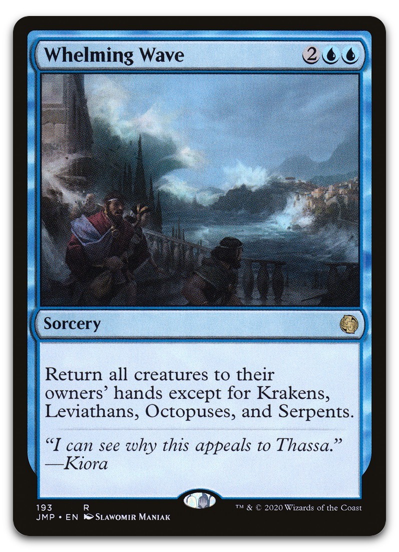 Whelming Wave #193 (LP) Jumpstart JMP Magic MTG