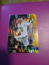 2025 Panini Select Mike Gesicki Premier Level Black & Gold Prizm Shock # 159