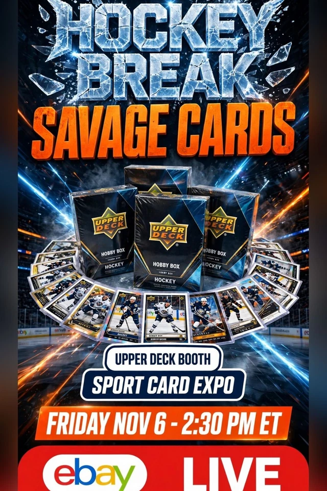 UPPER DECK BOOTH TAKEOVER 🏒 Savage Hockey Breaks LIVE @ SCE — Team Random!