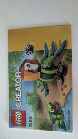 99% 31031 LEGO CREATOR 3 In 1: Rainforest Animals With Instructions 