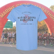 SALE - 2025 Marine Corps Marathon Unisex One Sided T-Shirt Gift All Size