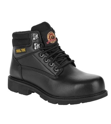 New Men s Brahma Steel Toe Gus 2.0 Work Boots Slip Resistant Black Size 9 Wide