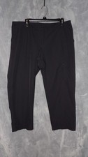 Kirkland Pants Womens 16 Black Ankle Travel Outdoor Hiking Stretch - 1140