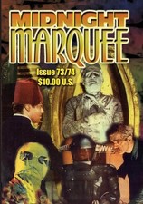 Midnight Marquee 73/74 by Gary J. Svehla (English) Paperback Book