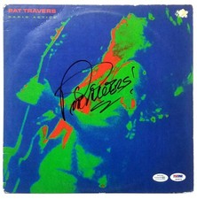 Pat Travers Signed Autographed Record Album LP ACOA PSA