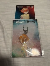 Metaphor ReFantazio Round 1 Galica Acrylic Coaster + Acrylic Keychain New