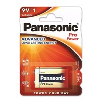 Batteria Panasonic Alkaline Pro Power 9V 6LR61 E Block 6LF22