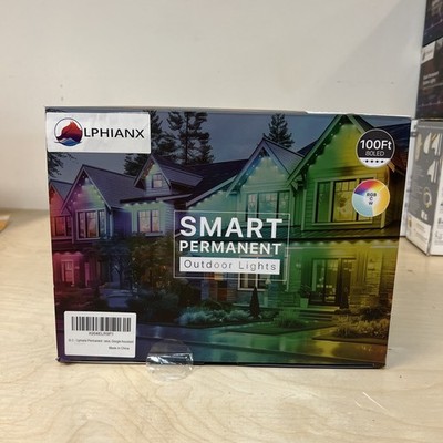 Smart Permanent Outdoor Lights,Smart RGB - LED 100 foot Light USA New Open Box